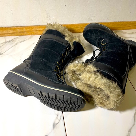 Faux Fur Winter Boots | Furry Warm Boots - Picture 3 of 4